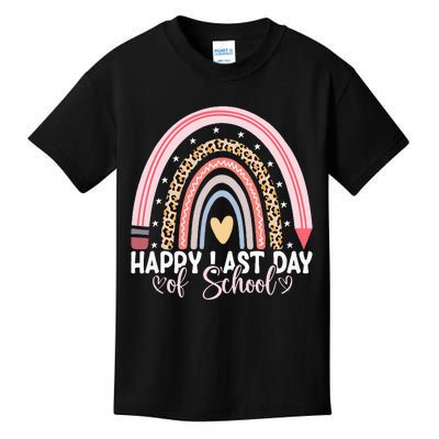 Happy Last Day Of School Hello Summer Teacher Student Kids T-Shirt