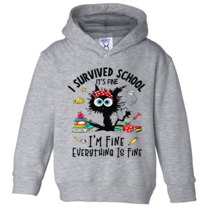 Happy Last Day Of School Teacher Student Graduation Toddler Hoodie