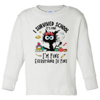 Happy Last Day Of School Teacher Student Graduation Toddler Long Sleeve Shirt