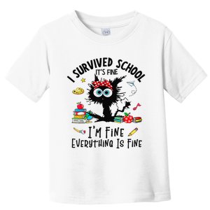 Happy Last Day Of School Teacher Student Graduation Toddler T-Shirt