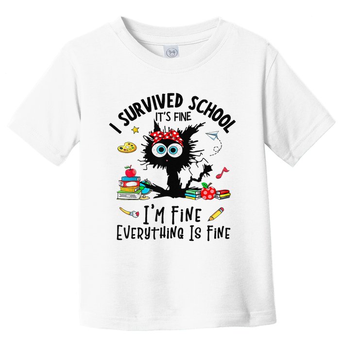 Happy Last Day Of School Teacher Student Graduation Toddler T-Shirt