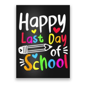 Happy Last Day Of School Students Wo Funny Summer Beak Poster