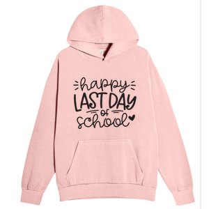 Happy Last Day Of School Teacher Student Graduation Urban Pullover Hoodie