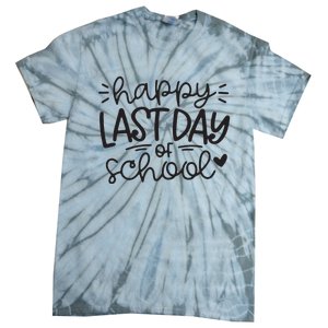 Happy Last Day Of School Teacher Student Graduation Tie-Dye T-Shirt