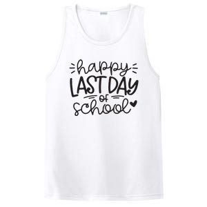 Happy Last Day Of School Teacher Student Graduation PosiCharge Competitor Tank