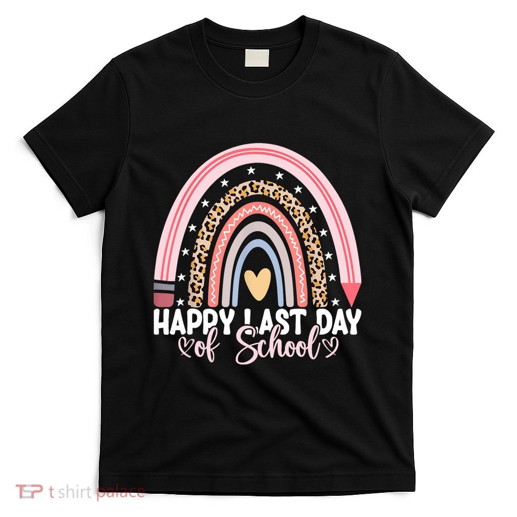 Happy Last Day Of School Hello Summer Teacher Student T-Shirt