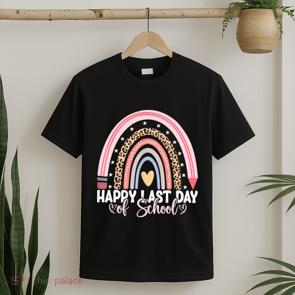 Happy Last Day Of School Hello Summer Teacher Student T-Shirt