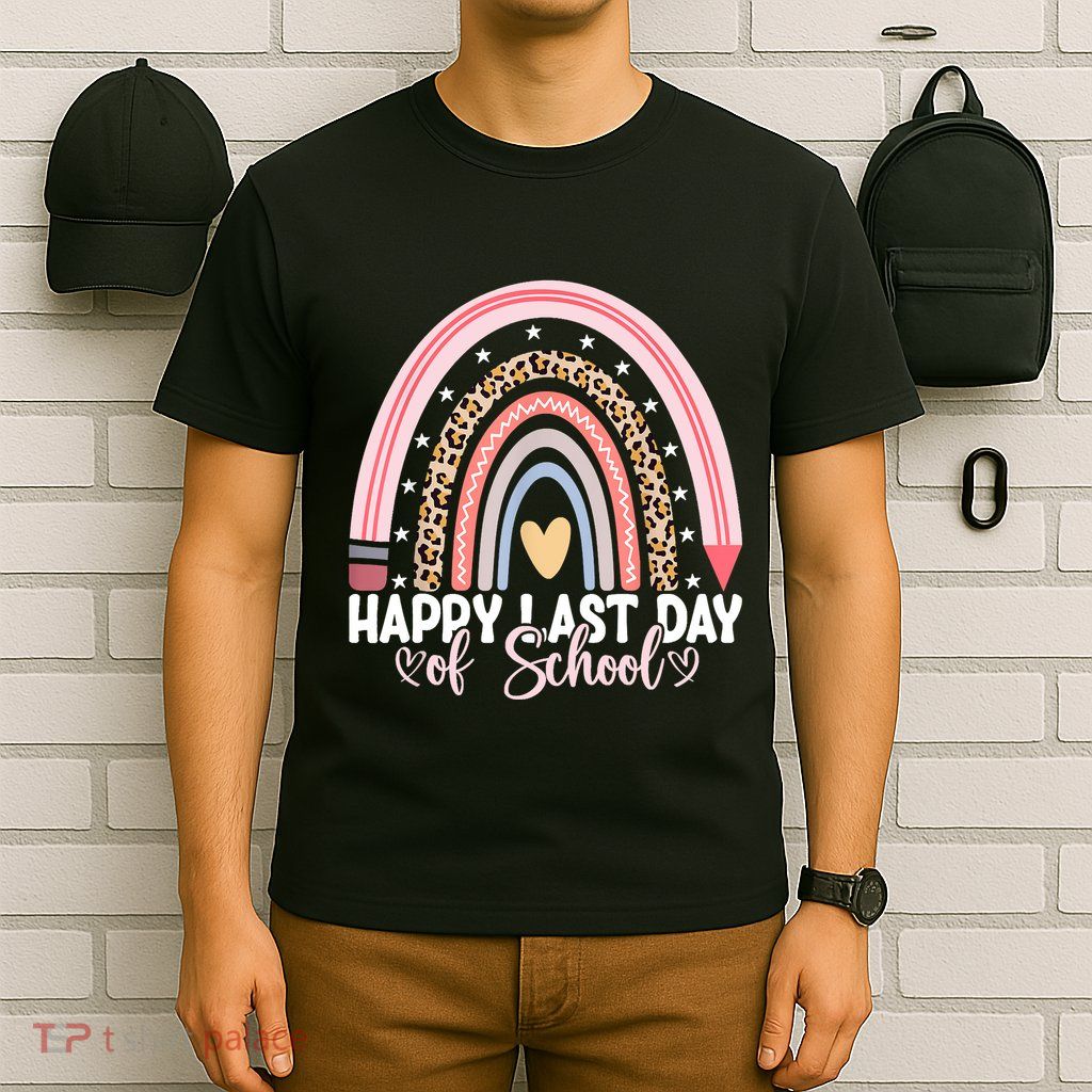 Happy Last Day Of School Hello Summer Teacher Student T-Shirt