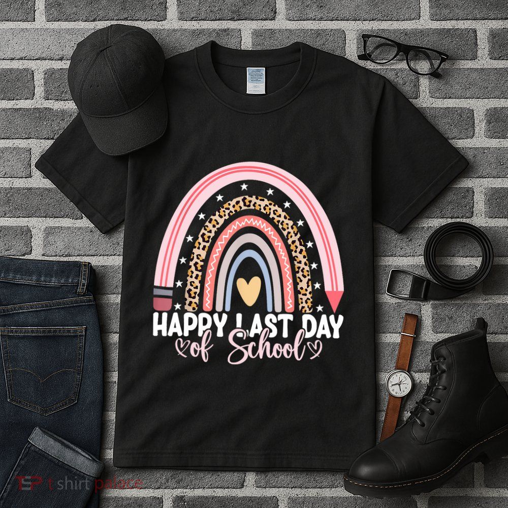 Happy Last Day Of School Hello Summer Teacher Student Tall T-Shirt