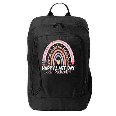 Happy Last Day Of School Hello Summer Teacher Student City Backpack