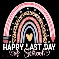 Happy Last Day Of School Hello Summer Teacher Student Sustainable Bucket Hat