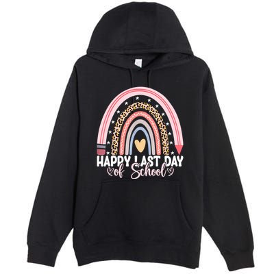 Happy Last Day Of School Hello Summer Teacher Student Premium Pullover Hoodie