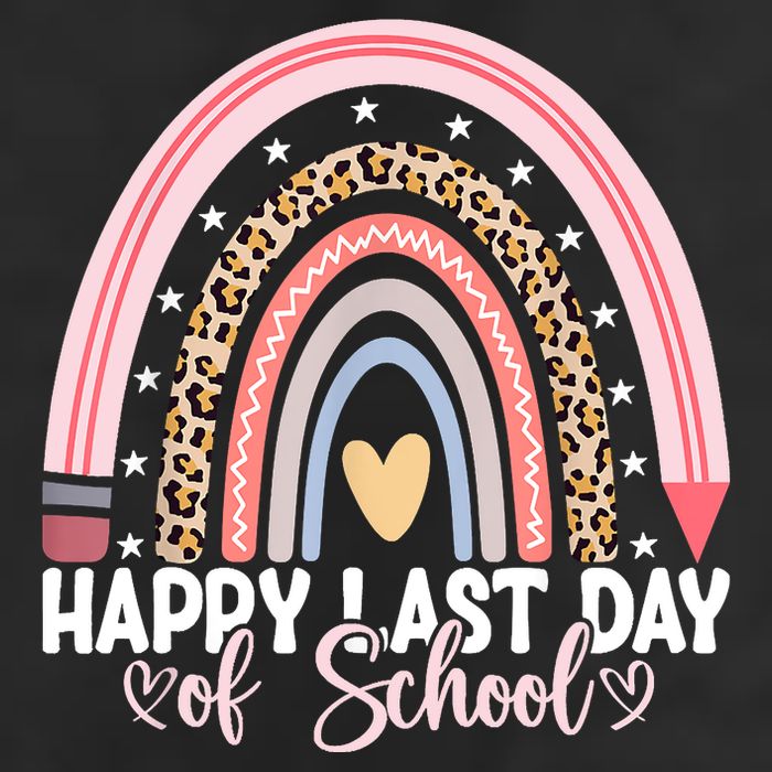 Happy Last Day Of School Hello Summer Teacher Student Golf Towel