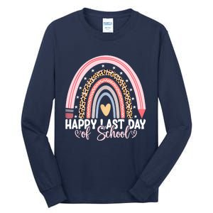 Happy Last Day Of School Hello Summer Teacher Student Tall Long Sleeve T-Shirt