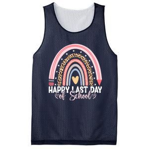 Happy Last Day Of School Hello Summer Teacher Student Mesh Reversible Basketball Jersey Tank