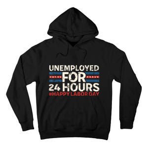 Happy Labor Day American Workers Flag Tall Hoodie