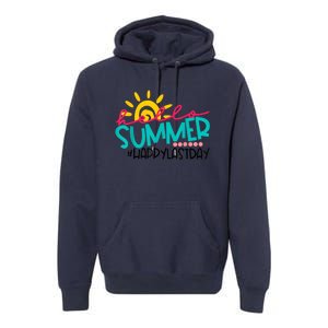 Happy Last Day Of School Teacher Student Graduation Premium Hoodie