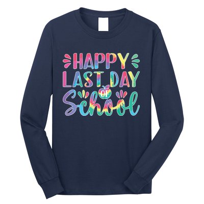 Happy Last Day Of School Shirts Teacher KidStudent Graduation Long Sleeve Shirt