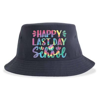 Happy Last Day Of School Shirts Teacher KidStudent Graduation Sustainable Bucket Hat