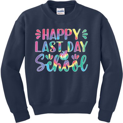 Happy Last Day Of School Shirts Teacher KidStudent Graduation Kids Sweatshirt