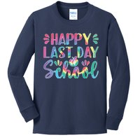 Happy Last Day Of School Shirts Teacher KidStudent Graduation Kids Long Sleeve Shirt