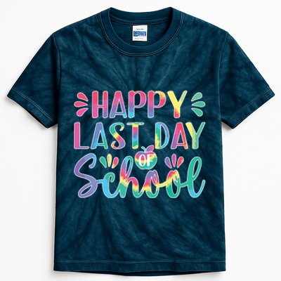 Happy Last Day Of School Shirts Teacher KidStudent Graduation Kids Tie-Dye T-Shirt