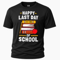 Happy Last Day Of School Teachers Students Cooling Performance Crew T-Shirt