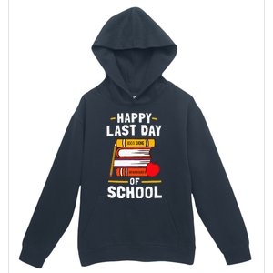 Happy Last Day Of School Teachers Students Urban Pullover Hoodie