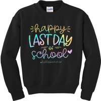 Happy Last Day Of School Hello Summer Students And Teachers Kids Sweatshirt