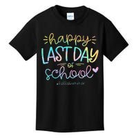 Happy Last Day Of School Hello Summer Students And Teachers Kids T-Shirt