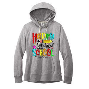 Happy Last Day Of School Hello Summer Teacher Student Women's Fleece Hoodie