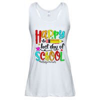 Happy Last Day Of School Hello Summer Teacher Student Ladies Essential Flowy Tank