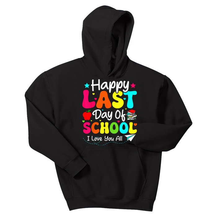 Happy Last Day of School Teacher Student Graduation Kids Hoodie