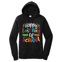 Happy Last Day of School Teacher Student Graduation Women's Pullover Hoodie