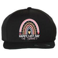 Happy Last Day Of School Hello Summer Teacher Student Wool Snapback Cap