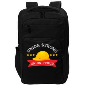 Happy Labor Day Design Union Worker Impact Tech Backpack