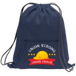 Happy Labor Day Design Union Worker Sweatshirt Cinch Pack Bag