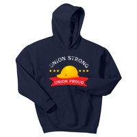 Happy Labor Day Design Union Worker Kids Hoodie