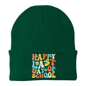 Happy Last Day Of School Teacher Graduation Last Day Knit Cap Winter Beanie