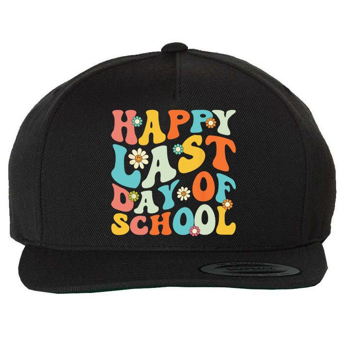 Happy Last Day Of School Teacher Graduation Last Day Wool Snapback Cap