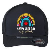 Happy Last Day of School Teacher Student Graduation Flexfit Unipanel Trucker Cap