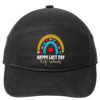 Happy Last Day of School Teacher Student Graduation 7-Panel Snapback Hat