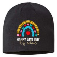 Happy Last Day of School Teacher Student Graduation Sustainable Beanie