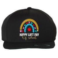 Happy Last Day of School Teacher Student Graduation Wool Snapback Cap