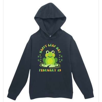 Happy Leap Day February 29 Leapling Leap Year Urban Pullover Hoodie