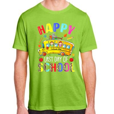 Happy Last Day Of School Bus Driver Off Duty Student Teacher Adult ChromaSoft Performance T-Shirt