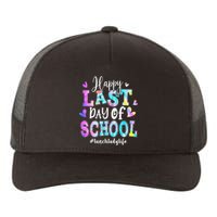 Happy Last Day Of School Tie Dye Lunch Lady Life Summer Yupoong Adult 5-Panel Trucker Hat