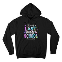 Happy Last Day Of School Tie Dye Lunch Lady Life Summer Hoodie