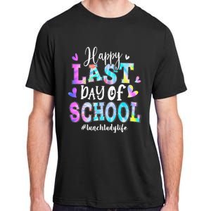 Happy Last Day Of School Tie Dye Lunch Lady Life Summer Adult ChromaSoft Performance T-Shirt