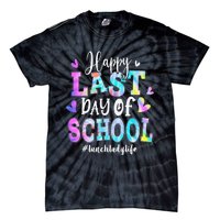 Happy Last Day Of School Tie Dye Lunch Lady Life Summer Tie-Dye T-Shirt